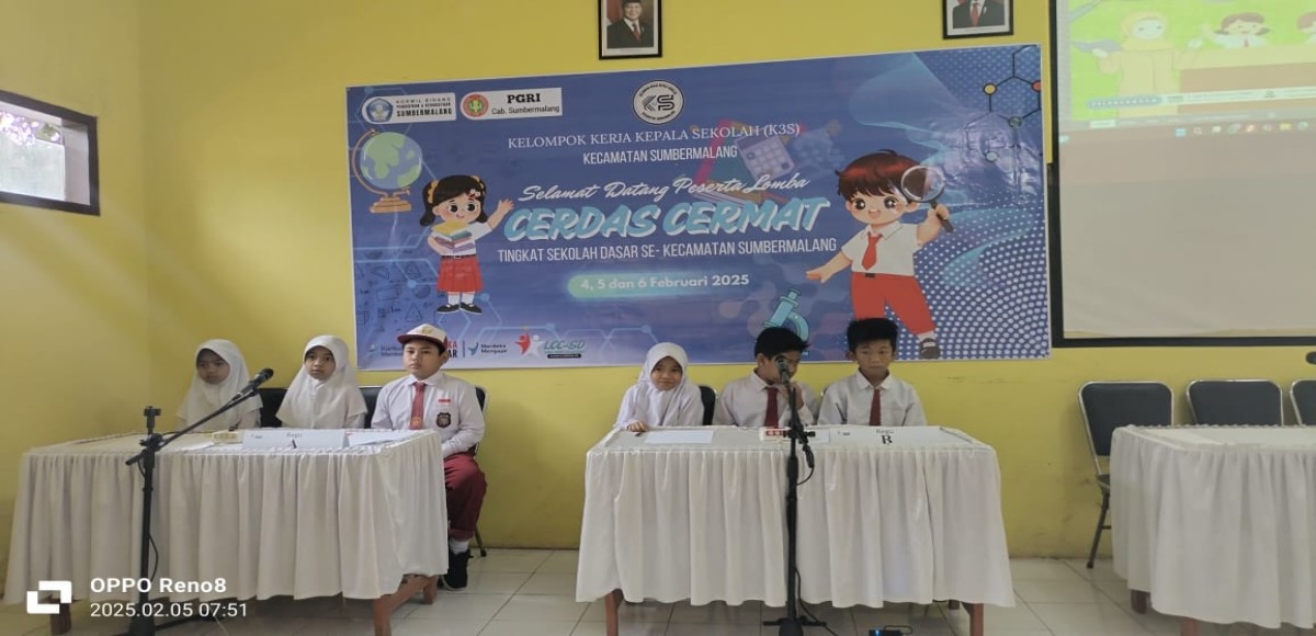 LOMBA CERDAS CERMATTINGKAT SEKOLAH DASAR KECAMATAN SUMBERMALANG